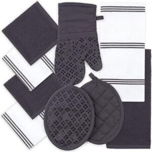 Kitchen Towel, Oven Mitt & Pot
